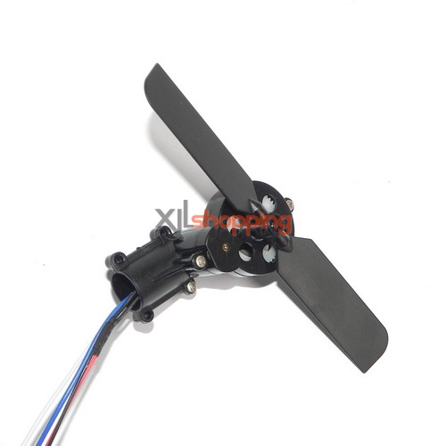L6023 tail blade + tail motor + tail motor deck LS lishitoys L6023 helicopter spare parts