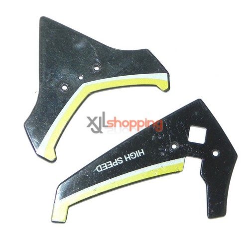 Yellow-Black L6026 tail decorative set LS lishitoys L6026 helicopter spare parts - Click Image to Close