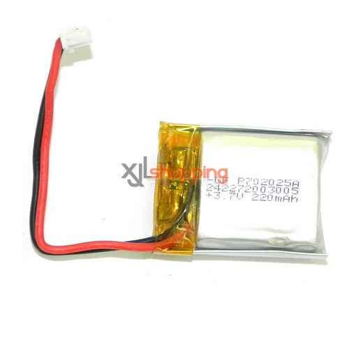 L6029 battery 3.7V 220mAh LS lishitoys L6029 helicopter spare parts [L6029-22]