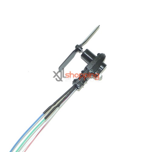L6029 tail blade + tail motor + tail motor deck LS lishitoys L6029 helicopter spare parts - Click Image to Close