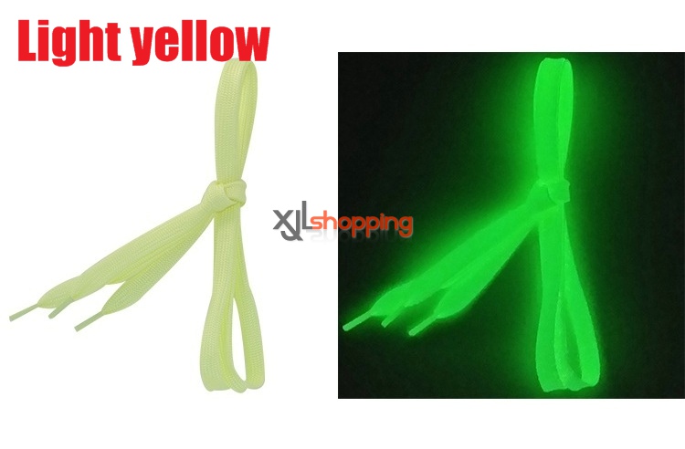 1 Pair Luminous shoelace luminescent shoelace fluorescent color flat laces canvas shoes shoelace leisure