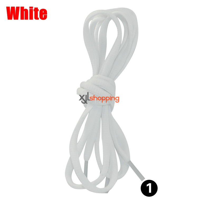 1 Pair Semicircular shoelace color laces casual shoes shoelace white black sports shoe laces 1.2M 1.4M