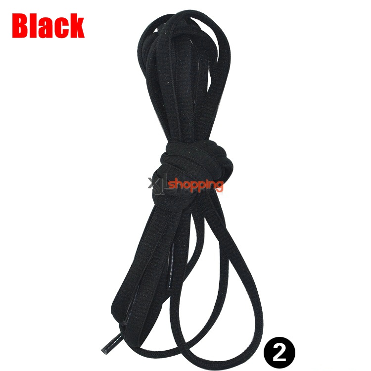 1 Pair Semicircular shoelace color laces casual shoes shoelace white black sports shoe laces 1.2M 1.4M