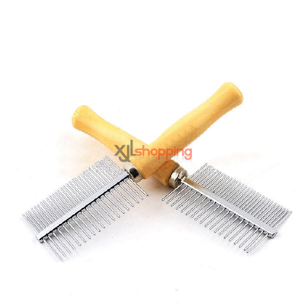 Pet double - row steel comb