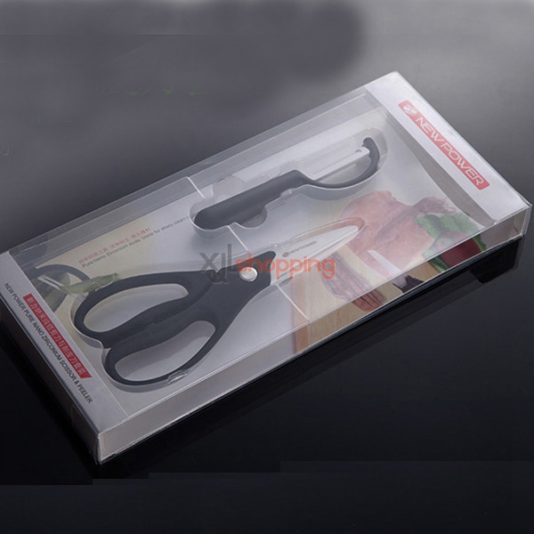 2 Set scissors + paring knife Newpower nano-pure zirconium knife