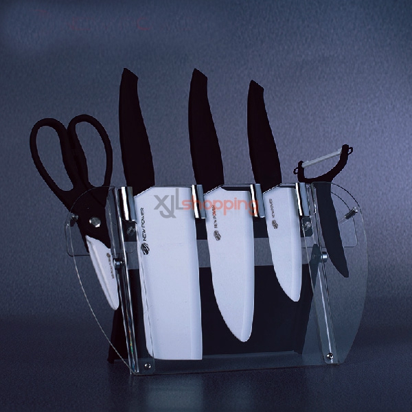 Fruits and vegetables dishes multifunctional antimicrobial knife Newpower nano-pure zirconium knife