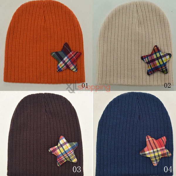 Five-pointed star Cloth paste Hedging hat
