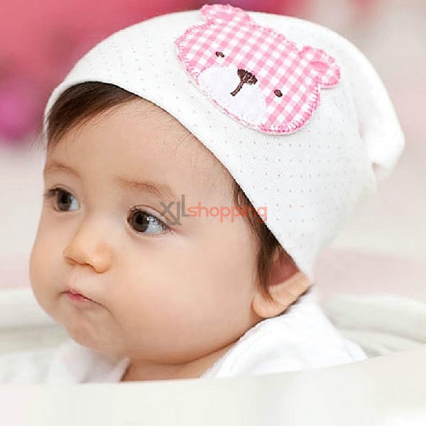 Plaid Bear hedging hat for baby [children-hats-43]