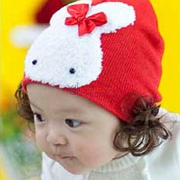 Rabbit+wig cap for Children