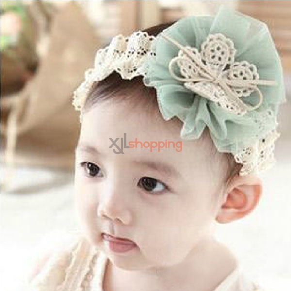 Korean version of the big flower headband for children