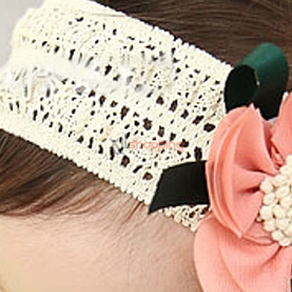 Lace Chiffon flowers headband