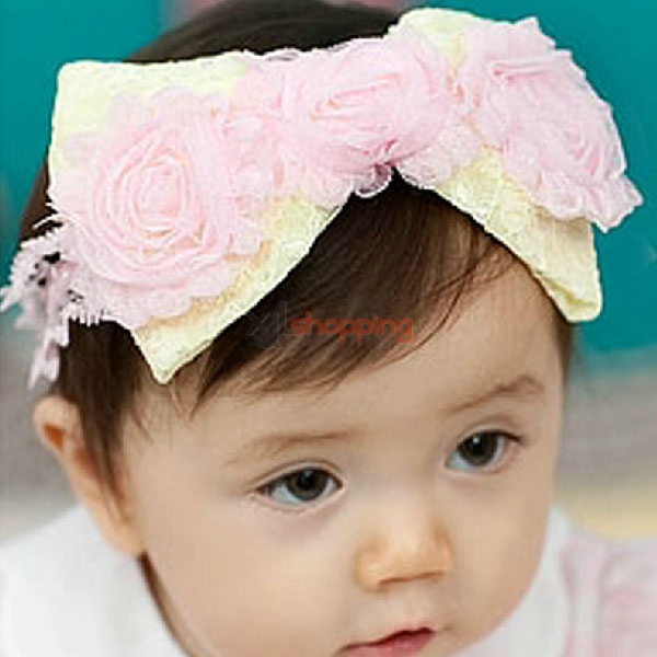 Children love flower hair accessories headband