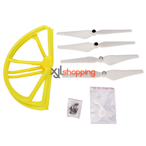 [Yellow]CX-20 main blades + propeller prop fender bracket CX-20 quadcopter spare parts