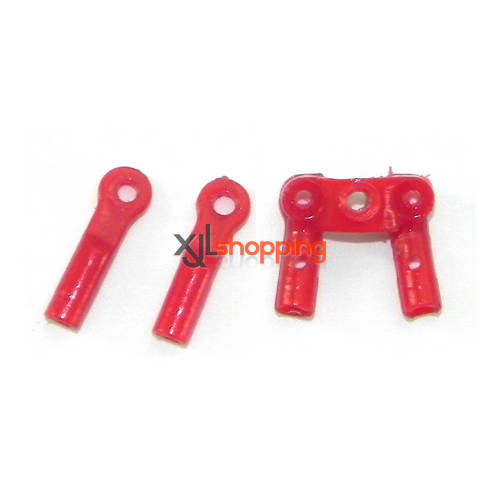 Red FX028 fixed set of support bar and decorative set FEIXUAN Fei Lun FX028 helicopter spare parts