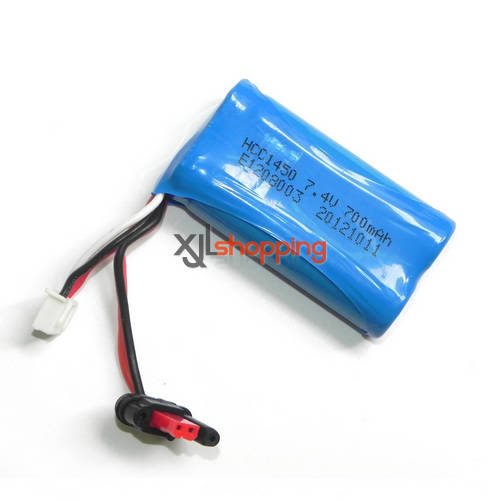 FX059 battery 7.4V 700mAh JST plug FEIXUAN Fei Lun FX059 helicopter spare parts [Feilun-FX059-20]