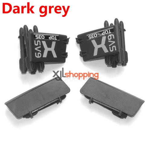 Dark gray FX060 FX060B side missile launcher set FEIXUAN Fei Lun FX060 FX060B helicopter spare parts