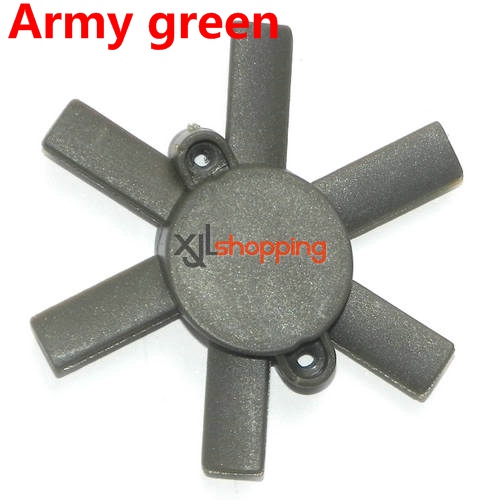 Army green FX060 FX060B tail decorative set FEIXUAN Fei Lun FX060 FX060B helicopter spare parts