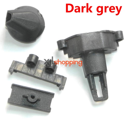 Dark gray FX060 FX060B some plastic fixed parts set FEIXUAN Fei Lun FX060 FX060B helicopter spare parts