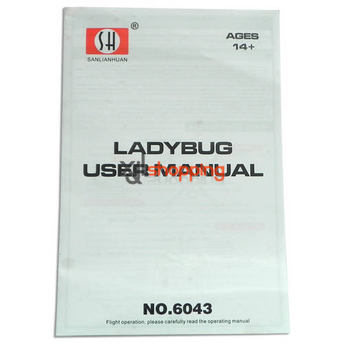 SH6043 english manual book SH 6043 helicopter spare parts - Click Image to Close