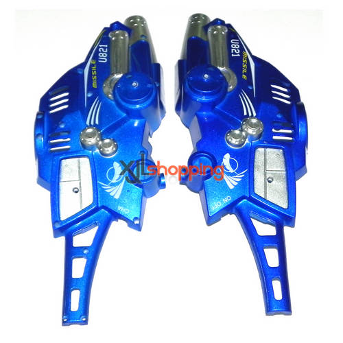 Blue U821 outer cover UDI U821 helicopter spare parts
