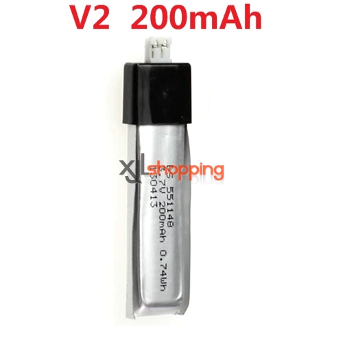 V2 V911 battery 3.7V 200mAh WL Wltoys V911 helicopter spare parts - Click Image to Close