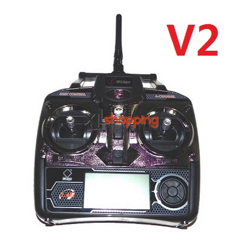 V2 2.4G V911 transmitter WL Wltoys V911 helicopter spare parts - Click Image to Close