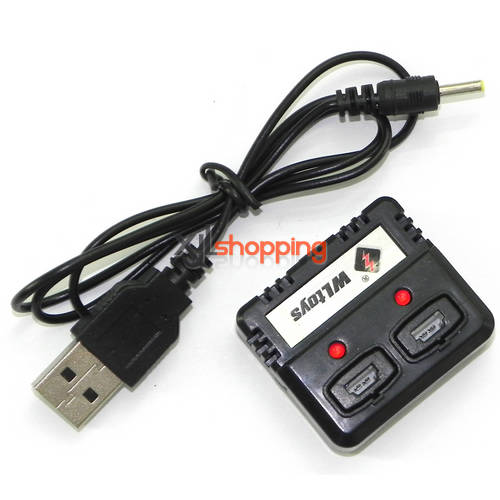 V930 USB charger wire + balance charger box WL Wltoys V930 helicopter spare parts