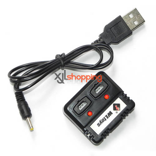 V966 USB charger wire + balance charger box WL Wltoys V966 helicopter spare parts [WL-V966-22]
