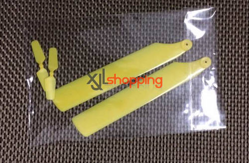 Yellow V977 upgrade main blades WL Wltoys V977 helicopter spare parts