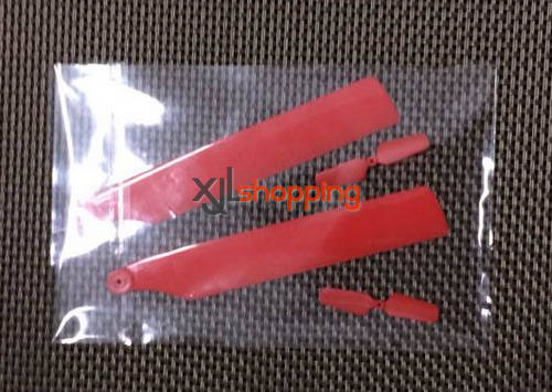 Red V977 upgrade main blades WL Wltoys V977 helicopter spare parts - Click Image to Close