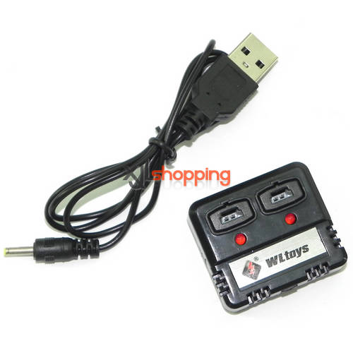 V977 USB charger wire + balance charger box WL Wltoys V977 helicopter spare parts