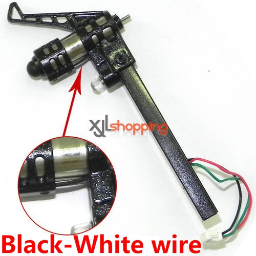 Black-White wire [Black motor deck] X100 side bar set MJX X100 helicopter spare parts