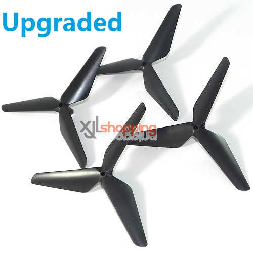 Upgraded 3-leef black X5C main blades [SYMA-X5C-05-1-6]