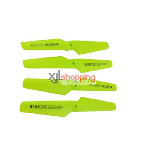 green X5C main blades - Click Image to Close