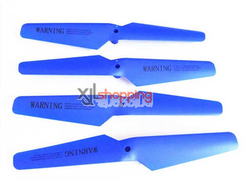 Blue X5C main blades