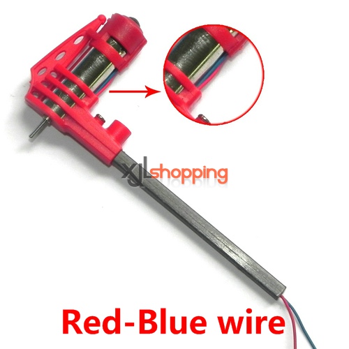 Red-Blue wire (Red motor deck) YD-717 side bar set Attop toys YD-717 UFO Quadcopter spare parts - Click Image to Close
