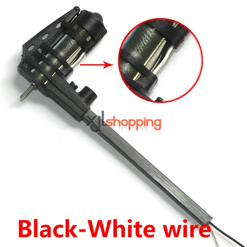 Black-White wire (Black motor deck) YD-717 side bar set Attop toys YD-717 UFO Quadcopter spare parts