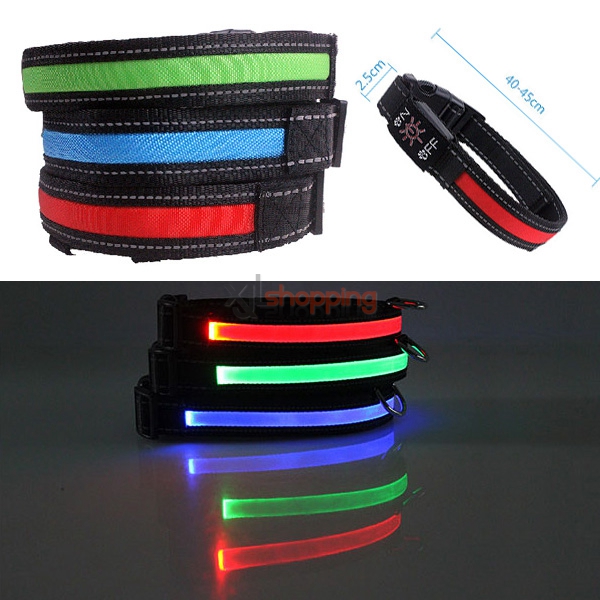 LED flash luminous pet dog cat collar, luminous dog collar neckband large and small dogs Out & About