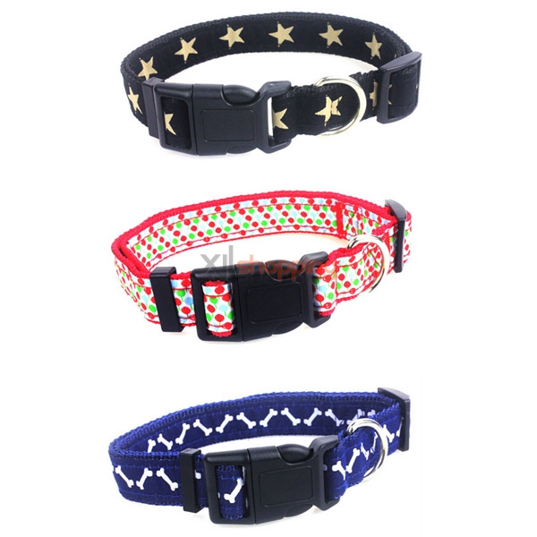 Nylon pet Choker dog collar Zhongshan University Small dogs and cats with a suit with a dog leash harness chain back Chest Strap [Choker + traction belt]