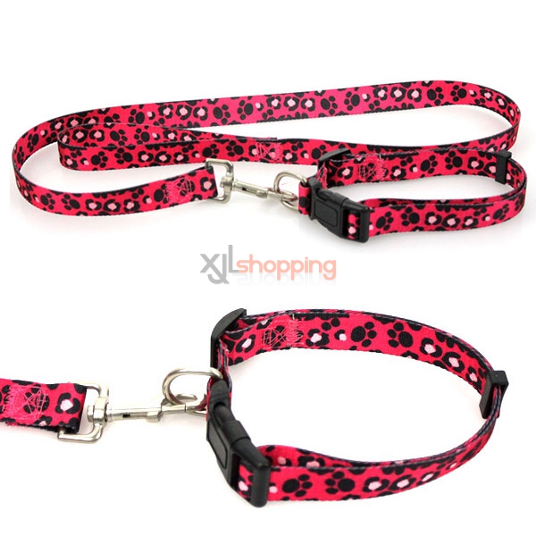 Big dog traction rope, pet collars dog dog rope chain with a large dog harness[XL]