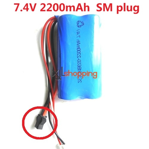 7.4V 2200mAh battery (SM plug)