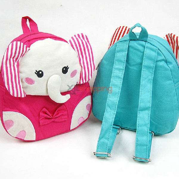 Cartoon elephants Children's shoulders backpack [children-school-bag-04]