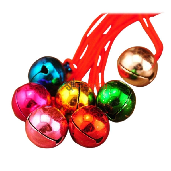Round pets bell【3pcs】(random color)