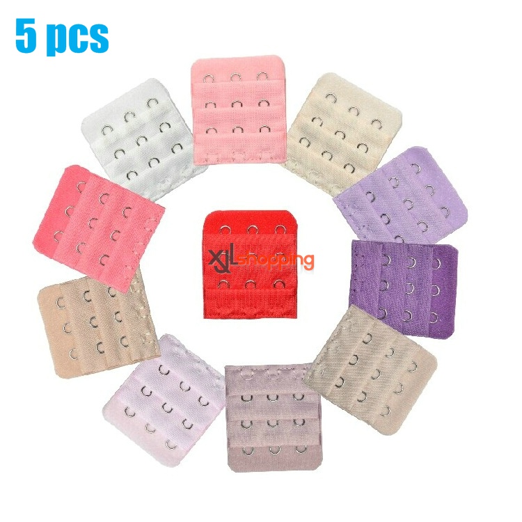 5 pcs 5*5.2cm Bra lengthened buckle connecting buckle (3 rows of 3 buckles )